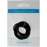 COSE DI DONNA ELASTICO NERO FERMACODA PER CAPELLI