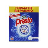 BIO PRESTO DETERSIVO POLVERE BUCATO LAVATRICE 62 MISURINI