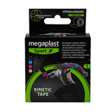 MEGAPLAST NASTRO ADESIVO KINETIC TAPE m5 x 5cm NERO