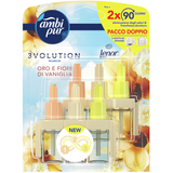 AMBIPUR 3VOLUTION RICARICA ORO E FIORI DI VANIGLIA 20 ML x 2 PEZZI    (PER DIFFUSORE ELETTRICO)