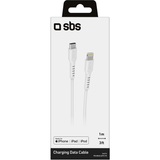 SBS CAVO TYPE C MFI LUNGHEZZA 1 MT BIANCO 64474