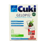 CUKI GELOPIÙ MAXI SCORTA SACCHETTI FREEZER CONFEZIONE SCORTA  - FORMATO MEDIO - 40 SACCHETTI - LT 2.5 - CM 23X32 