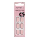 KISS IMPRESS COLOR COFFIN SHAPE 30 UNGHIE AUTOADESIVE SENZA COLLA PICK ME PINK