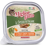 MIGLIOR GATTO LE SPECIALITA' POLPETTONE PATE' CON POLLO, CAROTE e FAGIOLINI VASCHETTE 100 grammi