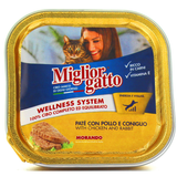 MIGLIOR GATTO PATE' POLLOeCONIGLIO VASCHETTA 100 GRAMMI