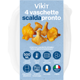 VIKIT 4 VASCHETTE SCALDAPRONTO 2 PORZIONI, FORNO A MICROONDE, FRIGO, FREEZER, ABBATTITORE +120°C -20°C 500 ML VIKIT 4 VASCHETTE SCALDAPRONTO 2 PORZIONI, FORNO A MICROONDE, FRIGO, FREEZER, ABBATTITORE +120°C -20°C 500 ML