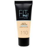 MAYBELLINE FONDOTINTA FIT ME MATTE+PORELESS 110 PORCELAIN