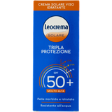 LEOCREMA SOLARE TRIPLA PROTEZIONE CREMA VISO IDRATANTE SPF50+ 50 ML
