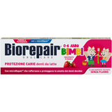BIOREPAIR DENTIFRICIO BIMBI 0-6 ANNI PROTEZIONE CARIE DENTI DA LATTE SENZA FLUORO CON STRATTO DI FRAGOLA 50 ML