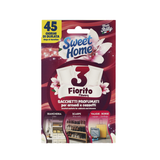 SWEET HOME 3 SACCHETTI PROFUMATI FIORITO PER CASSETTI e ARMADI 