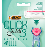 BIC RASOIO CLICK SOLEIL SENSITIVE 3 RICARICA 4 PEZZI