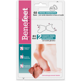 BENEFEET 2 GUANTI PIEDI 1 FASE ESFOLIANTI - 2 FASE CREMA IDRATANTE 