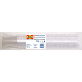 BIBO 100 BICCHIERI IN PLASTICA TRASPARENTE 200 CC