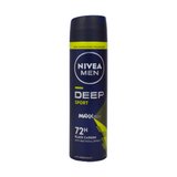 NIVEA MEN DEODORANTE SPRAY DEEP SPORT 72H BLACK CARBON 150 ML