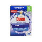 DUCK FRESH DISCS GEL WC BASE + RICARICA BLUE - COLORA L'ACQUA DI BLU