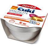 CUKI VASCHETTE ALLUMINIO (TS21G) - CREME CARAMEL - 10 PEZZI - LT 0,15 (CM Ø9XH5,1)