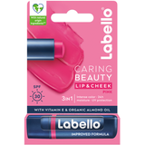 LABELLO CARING BEAUTY 3in1 SPF30 VITAMINA E & OLIO DI MANDORLA BIO PINK COLOR LABELLO CARING BEAUTY 3in1 SPF30 VITAMINA E & OLIO DI MANDORLA BIO PINK COLOR