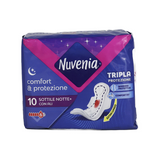 NUVENIA SOTTILE GOODNIGHT CON ALI FLUSSO MOLTO ABBONDANTE 10 PZ  ASSORBENTI