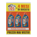 OMINO BIANCO DETERSIVO LIQUIDO BUCATO LAVATRICE COLOR+ 35 LAVAGGI x 3 PEZZI 4200 ML