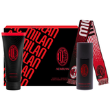 MILAN COFANETTO DEODORANTE 150 ML + SHOWER GEL TUBO 200 ML + SCIARPA DA STADIO UFFICIALE