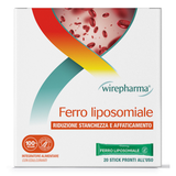 WIREPHARMA INTEGRATORE FERRO LIPOSOMIALE 20 STICK DA 40 GR.