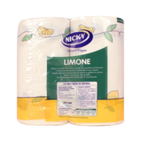 NICKY CARTA CUCINA LIMONE 2 ROTOLI 100 STRAPPI x ROTOLO 2 VELI