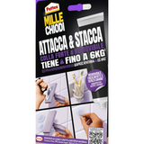 PATTEX MILLE CHIODI ATTACCA & STACCA COLLA FORTE e REMOVIBILE 44 grammi STRIP