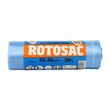GEL SAC SACCHI PATTUMIERA HD 55x65 AZZURRO TRASPARENTI IN ROTOLO 20 PZ