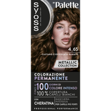 SYOSS by PALETTE COLORAZIONE PERMANENTE CON CHERATINA METALLIC COLLECTION 4-65 CASTANO CIOCCOLATO RAMATO
