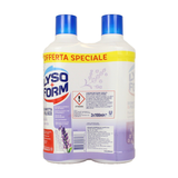 LYSOFORM CASA DISINFETTA & PULISCE FIORI DI LAVANDA 2 PEZZI DA 1100 ML