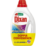 DIXAN DETERSIVO LIQUIDO BUCATO LAVATRICE COLOR 2 PEZI DA 19 LAVAGGI 