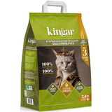 KINGAR LETTIERA VEGETALE PER GATTI AGGLOMERANTE COMPOSTA CON SCARTI DELL'ORZO 6 LT