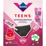 NUVENIA TEENS MUTANDINE MESTRUALI LAVABILI ROSA A POIS TAGLIA XS