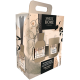 SWEET HOME CONFEZIONE PROFUMATORE AMBIENTE A BASTONCINI 100 ML + CANDELA 110 GR. TERRA D'ORIENTE