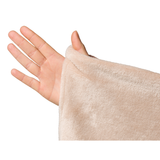 KANGURU MOMONGA BROWNIE COPERTA INDOSSABILE A DOPPIA FACCIA 120x120 CM FLANELLA ULTRAMORBIDA 100% POLIESTERE