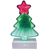 RF LED 3D TUNNEL LAMPADA ALBERO DI NATALE USB CAVO 1 METRO o 3 BATTERIE AAA
