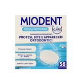 MIODENT 56 COMPRESSE EFFERVESCENTI PER PROTESI DENTALI CARE FOR YOU