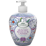 L'ANGELICA SAPONE LIQUIDO MANI VELLUTANTE MUSCHIO BIANCO & LAVANDA 500 ML