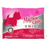 MIGLIOR CANE UNICO PATE' PROSCIUTTO 4 BUSTE DA 100 grammi PER CANI ADULTI DI PICCOLA TAGLIA <10 KG