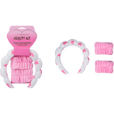 TRI COASTAL BEAUTY KIT CAPELLI DISEGNO CUORI, CERCHIETTO e  BRACCIALI IN SPUGNA