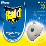 RAID NIGHT & DAY ELETTRICO 1 RICARICA ZANZARE 120 ORE 