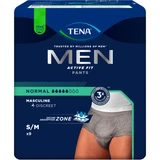 TENA MEN ACTIVE FIT PANTS NORMAL S/M 9 PZ GREY SLIP ASSORBENTI MASCHILI
