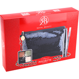 ROYAL BEAUTY NATALE POCHETTE BORSA MAKE UP CON TRACOLLA REBECCA; MASCARA - MATITA - QUOD OMBRETTI  