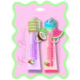 TRI COASTAL FRUITY 2 LIP GLOSS COCONUT e WATER MELON + CHARM
