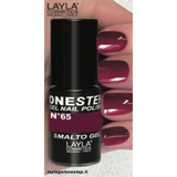 LAYLA SMALTO GEL ONE STEP N.65 RED PLUM