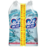 ACE WC PROFUMATO FRESCHEZZA MEDITERRANEA GLITTERATO CON SISTEMA MULTIGETTO PACCO DOPPIO 2 PEZZI DA 750 ML