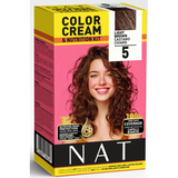 NAT COLOR CREAM FORMULA VEGETALE KIT COLORE CASTANO CHIARO 5