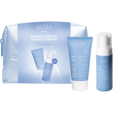 ASTRA COFANETTO POCHETTE DOUBLE CLEANSE DOUBLE CUDDLE "MOUSSE DETERGENTE - TRAVEL SIZE 
BLAM STRUCCANTE VISO"
