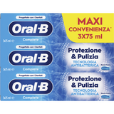 ORAL B DENTIFRICIO COMPLETE PROTEZIONE & PULIZIA 3 PEZZI DA 75 ML  