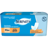 SERENITY PANNOLONE ASSORBENTE RETTANGOLARE CON BARRIERA EXTRA 30 PEZZI DISPOSITIVO MEDICO CE DI CLASSE 1